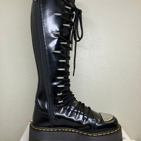 Dr. Martens 1b60 Max Lace LTT boots US 5.5 britain platform jadon aggy 1420 quad - Picture 10 of 15